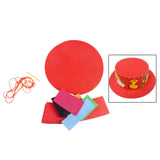 Maxbell Kids DIY Hat Material Kit Handicrafts Kindergarten Activities Hat Making Kit Red