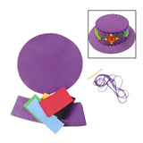 Maxbell Kids DIY Hat Material Kit Handicrafts Kindergarten Activities Hat Making Kit Purple