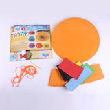 Maxbell Kids DIY Hat Material Kit Handicrafts Kindergarten Activities Hat Making Kit Orange