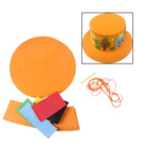 Maxbell Kids DIY Hat Material Kit Handicrafts Kindergarten Activities Hat Making Kit Orange