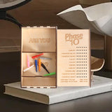 Maxbell Wooden Card Storage Box Dustproof Card Deck Case for Family Christmas Sports