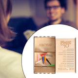 Maxbell Wooden Card Storage Box Dustproof Card Deck Case for Family Christmas Sports