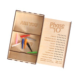 Maxbell Wooden Card Storage Box Dustproof Card Deck Case for Family Christmas Sports