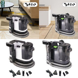 Maxbell Carpet Cleaner Machine Versatile 12kpa Power Suction for Car Seats Area Rugs White black