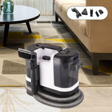Maxbell Carpet Cleaner Machine Versatile 12kpa Power Suction for Car Seats Area Rugs White black