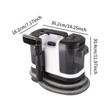 Maxbell Carpet Cleaner Machine Versatile 12kpa Power Suction for Car Seats Area Rugs White black