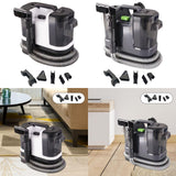 Maxbell Carpet Cleaner Machine Versatile 12kpa Power Suction for Car Seats Area Rugs White black