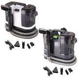Maxbell Carpet Cleaner Machine Versatile 12kpa Power Suction for Car Seats Area Rugs White black