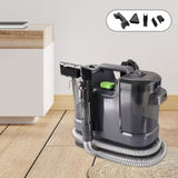 Maxbell Carpet Cleaner Machine Versatile 12kpa Power Suction for Car Seats Area Rugs black