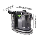 Maxbell Carpet Cleaner Machine Versatile 12kpa Power Suction for Car Seats Area Rugs black