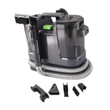 Maxbell Carpet Cleaner Machine Versatile 12kpa Power Suction for Car Seats Area Rugs black