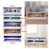 Maxbell 1/64 Model Car Display Case Garage Model Diorama Ornament Showcase Organizer Style A