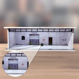 Maxbell 1/64 Model Car Display Case Garage Model Diorama Ornament Showcase Organizer Style A