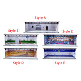 Maxbell 1/64 Model Car Display Case Garage Model Diorama Ornament Showcase Organizer Style A