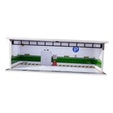 Maxbell 1/64 Model Car Display Case Garage Model Diorama Ornament Showcase Organizer Style B