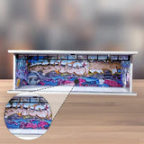 Maxbell 1/64 Model Car Display Case Garage Model Diorama Ornament Showcase Organizer Style C