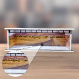 Maxbell 1/64 Model Car Display Case Garage Model Diorama Ornament Showcase Organizer Style D