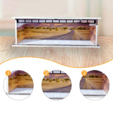 Maxbell 1/64 Model Car Display Case Garage Model Diorama Ornament Showcase Organizer Style D
