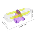 Maxbell Kids Scale Learning Tool Multipurpose Double Pans for Length Height Capacity violet