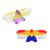 Maxbell Kids Scale Learning Tool Multipurpose Double Pans for Length Height Capacity violet