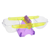 Maxbell Kids Scale Learning Tool Multipurpose Double Pans for Length Height Capacity violet