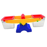 Maxbell Kids Scale Learning Tool Multipurpose Double Pans for Length Height Capacity blue