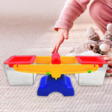 Maxbell Kids Scale Learning Tool Multipurpose Double Pans for Length Height Capacity blue