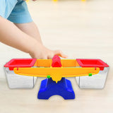 Maxbell Kids Scale Learning Tool Multipurpose Double Pans for Length Height Capacity blue