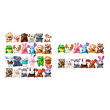 Maxbell Plush Toys Stuffed Animal Keychains for Classroom Rewards Kids Birthday Gift 12pcs