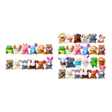 Maxbell Plush Toys Stuffed Animal Keychains for Classroom Rewards Kids Birthday Gift 12pcs