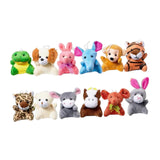 Maxbell Plush Toys Stuffed Animal Keychains for Classroom Rewards Kids Birthday Gift 12pcs