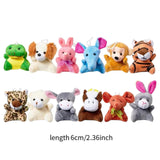 Maxbell Plush Toys Stuffed Animal Keychains for Classroom Rewards Kids Birthday Gift 12pcs
