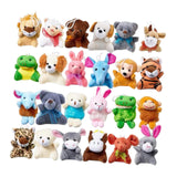 Maxbell Plush Toys Stuffed Animal Keychains for Classroom Rewards Kids Birthday Gift 24pcs