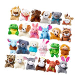 Maxbell Plush Toys Stuffed Animal Keychains for Classroom Rewards Kids Birthday Gift 24pcs