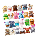 Maxbell Plush Toys Stuffed Animal Keychains for Classroom Rewards Kids Birthday Gift 24pcs