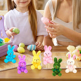 Maxbell Plush Bunny Toys Gift Wedding Classroom Rewards Stuffed Animals Rabbits Bulk 6Pcs