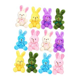 Maxbell Plush Bunny Toys Gift Wedding Classroom Rewards Stuffed Animals Rabbits Bulk 12Pcs
