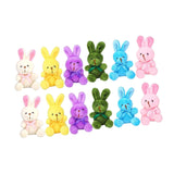 Maxbell Plush Bunny Toys Gift Wedding Classroom Rewards Stuffed Animals Rabbits Bulk 12Pcs