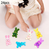 Maxbell Plush Bunny Toys Gift Wedding Classroom Rewards Stuffed Animals Rabbits Bulk 24Pcs