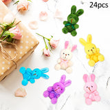 Maxbell Plush Bunny Toys Gift Wedding Classroom Rewards Stuffed Animals Rabbits Bulk 24Pcs