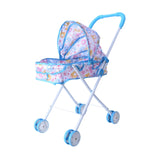 Maxbell Baby Doll Stroller for Dolls Dollhouse Decoration with Canopy Role Play Game