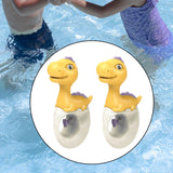 Maxbell 2x Water Sprinkler for Kids Dinosaur Portable Spray Toy for Yard Lawn Garden yellow