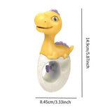 Maxbell 2x Water Sprinkler for Kids Dinosaur Portable Spray Toy for Yard Lawn Garden yellow
