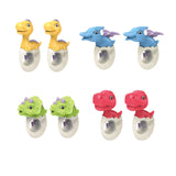 Maxbell 2x Water Sprinkler for Kids Dinosaur Portable Spray Toy for Yard Lawn Garden yellow