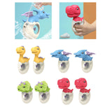 Maxbell 2x Water Sprinkler for Kids Dinosaur Portable Spray Toy for Yard Lawn Garden yellow