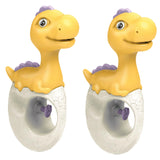 Maxbell 2x Water Sprinkler for Kids Dinosaur Portable Spray Toy for Yard Lawn Garden yellow