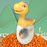 Maxbell 2x Water Sprinkler for Kids Dinosaur Portable Spray Toy for Yard Lawn Garden yellow