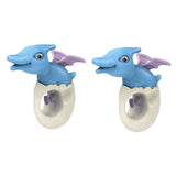 Maxbell 2x Water Sprinkler for Kids Dinosaur Portable Spray Toy for Yard Lawn Garden blue