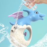 Maxbell 2x Water Sprinkler for Kids Dinosaur Portable Spray Toy for Yard Lawn Garden blue