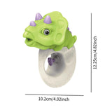 Maxbell 2x Water Sprinkler for Kids Dinosaur Portable Spray Toy for Yard Lawn Garden green